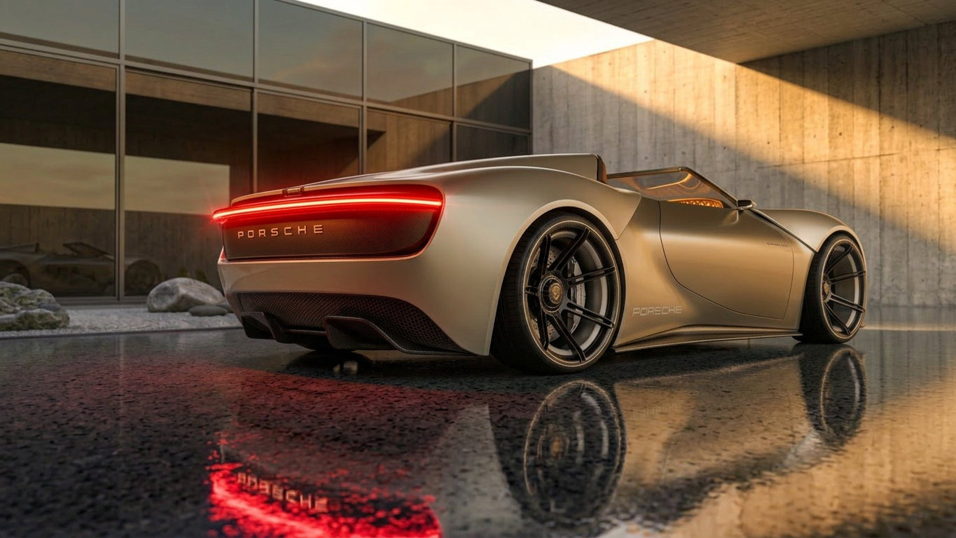 Spyder 2050 rear three-quarter view